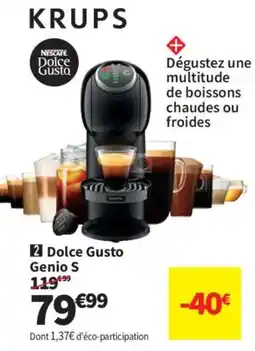 Conforama KRUPS Dolce Gusto Genio S offre