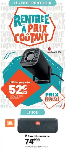 Conforama Android TV Videoprojecteur offre