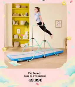 Smyths Toys Play Factory Barre de Gymnastique offre