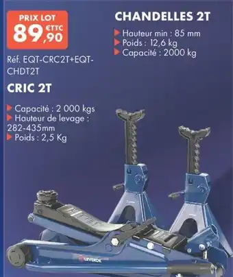 LEVEROK CHANDELLES 2T + CRIC 2T