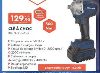 LEVEROK CLÉ À CHOC