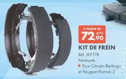 Autodistribution KIT DE FREIN offre
