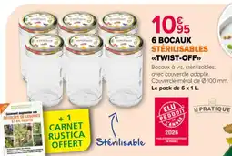 Kiriel LE PRATIQUE Bocaux stérilisables offre