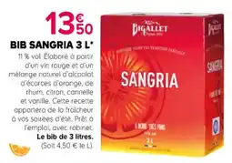 Kiriel BIGALLET SANGRIA offre