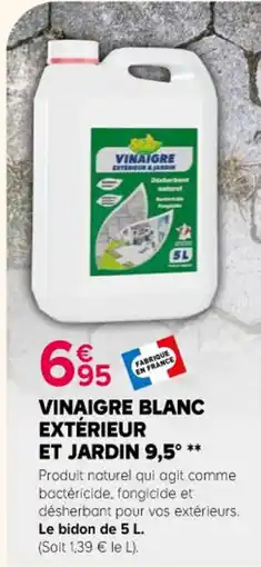 Kiriel Star Vinaigre blanc extérieur et jardin offre