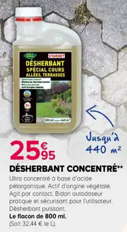 Kiriel STARNET DÉSHERBANT SPÉCIAL COURS ALLÉES, TERRASSES offre