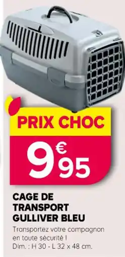 Kiriel GULLIVER BLEU CAGE DE TRANSPORT offre