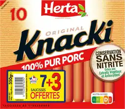 Auchan Herta knacki l'original herta offre