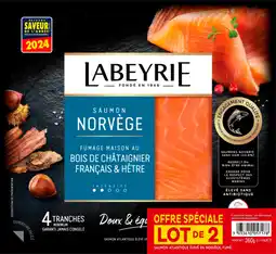 Auchan Labeyrie saumon fumé de norvège labeyrie offre