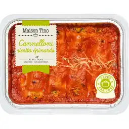 Auchan Supermarché Maison tino cannelloni ricotta épinards offre