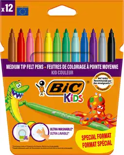 Auchan Bic 12 feutres de coloriage bic kids offre