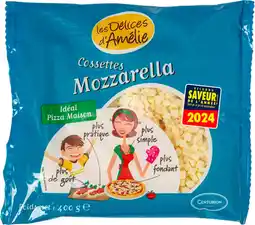 Auchan Les delices d amelie cossettes mozzarella les délices d'amélie offre