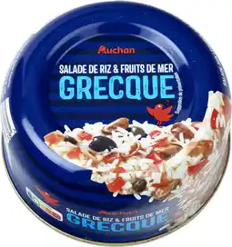 Auchan Auchan salade de riz et fruits de mer grecque auchan offre