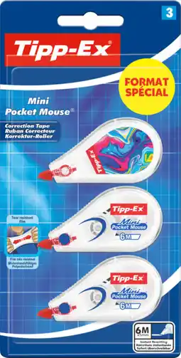 Auchan Bic 2+1 minis souris correctrices tipp-ex offre