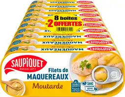 Auchan Saupiquet filets de maquereaux à la moutarde saupiquet offre