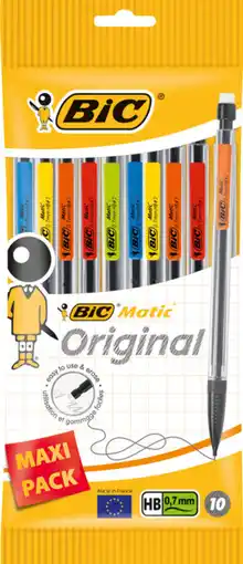 Auchan Bic 10 porte-mines matic original bic offre