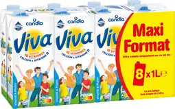 Auchan Candia lait vitaminé viva candia offre
