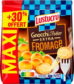 Auchan Lustucru selection gnocchi à pôeler extra fromage lustucru offre