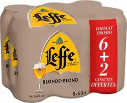 Auchan Abbaye de leffe bière blonde leffe offre