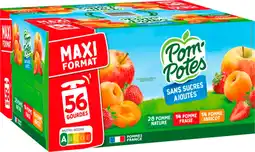 Auchan Pom potes gourdes compote multi variétés pom'potes offre