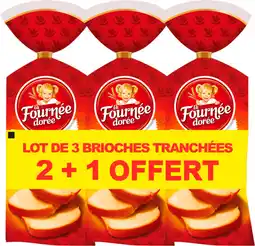 Auchan Fournee doree brioches tranchées la fournée dorée offre