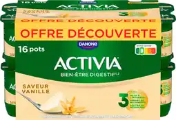 Auchan Danone activia vanille offre