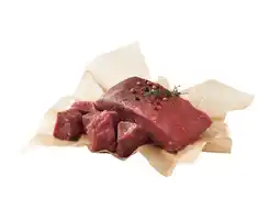 Auchan Supermarché Sans marque viande bovine : pièce à fondue ou brochettes offre