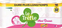 Auchan Supermarché Le trefle papier toilette le trèfle offre