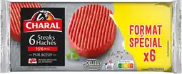 Auchan Charal steaks hachés pur bœuf charal offre