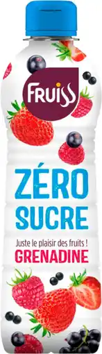 Auchan Supermarché Fruiss sirop grenadine zéro fruiss offre
