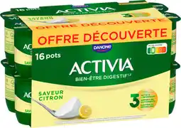 Auchan Supermarché Danone activia citron offre