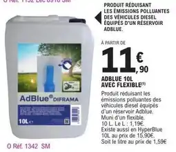 E.Leclerc L'Auto Adblue - 10l avec flexible offre