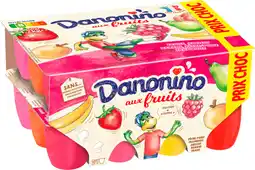 Auchan Supermarché Gervais danonino aux fruits offre