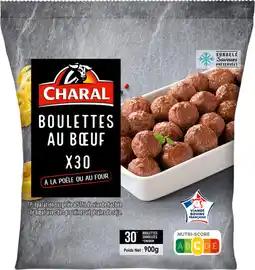 Auchan Supermarché Charal boulettes au bœuf surgelées charal offre