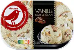 Auchan Auchan glace vanille caramel noix de pécan caramélisées auchan offre
