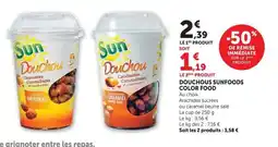 U Express Sun Douchous sunfoods color food offre
