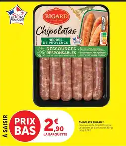 U Express BIGARD Chipolatas offre