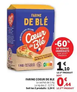 U Express Cœur de Blé Farine de Blé offre