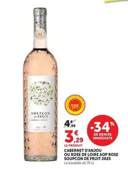 U Express SOUPCON DE FRUIT CABERNET D'ANJOU offre