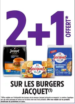 Intermarché Jacquet burgers offre
