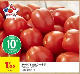 Intermarché Tomate allongée offre
