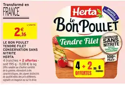 Intermarché Herta Le Bon Poulet offre