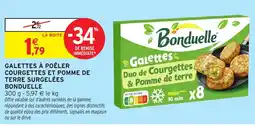 Intermarché Bonduelle Galettes offre