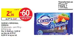 Intermarché Coraya Surimi l'Original offre