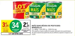 Intermarché Bonduelle Maïs offre