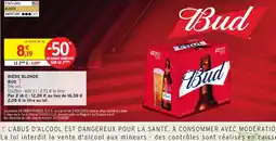 Intermarché Bud Bière blonde offre