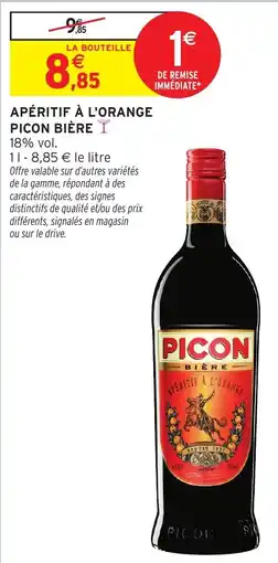 Intermarché PICON APÉRITIF À L'ORANGE offre
