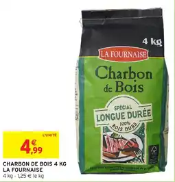Intermarché LA FOURNAISE Charbon de Bois offre