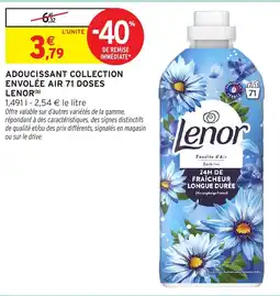 Intermarché Lenor Adoucissant Collection Envolée Air offre