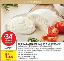 Intermarché Fini - foire a la mozzarella et a la burrata offre